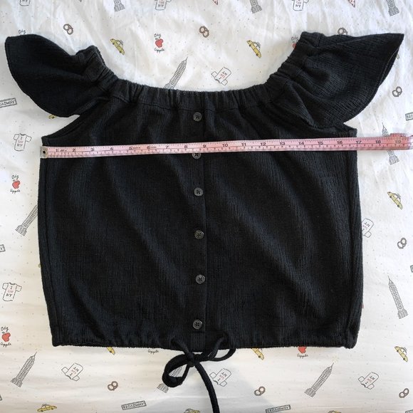 Madewell Texture & Thread Off the Shoulder Top - Picture 2 of 6